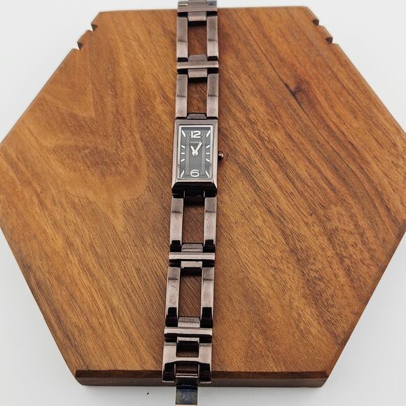 Fossil Women's Brown Metallic Bronze Big Link Watch Mod Statement Bold ES-1817 - Picture 4 of 7